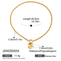 Gold-Plated Stainless Steel Necklace with Freshwater Pearl Detail — material detail — jewelry finish and design detail