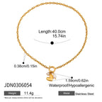 Freshwater Pearl Necklace Jewelry Non-Fading Jewelry Stainless Steel