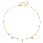 Necklace Accessories Women Summer Stainless Steel Jewelry Cherry Collarbone Chain