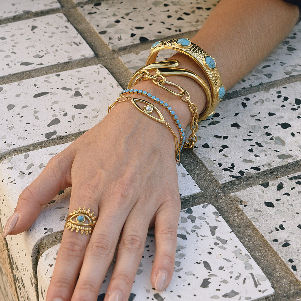 Devil's Eye OT Non-fading Stainless Steel Autumn Winter Bracelet