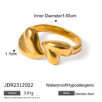 Stainless Steel Pearl Ring Personality Item rings