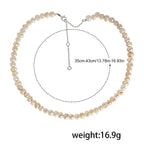 N0316 Elegant Freshwater Pearl Necklace Simple Necklace Pearl Collarbone Chain