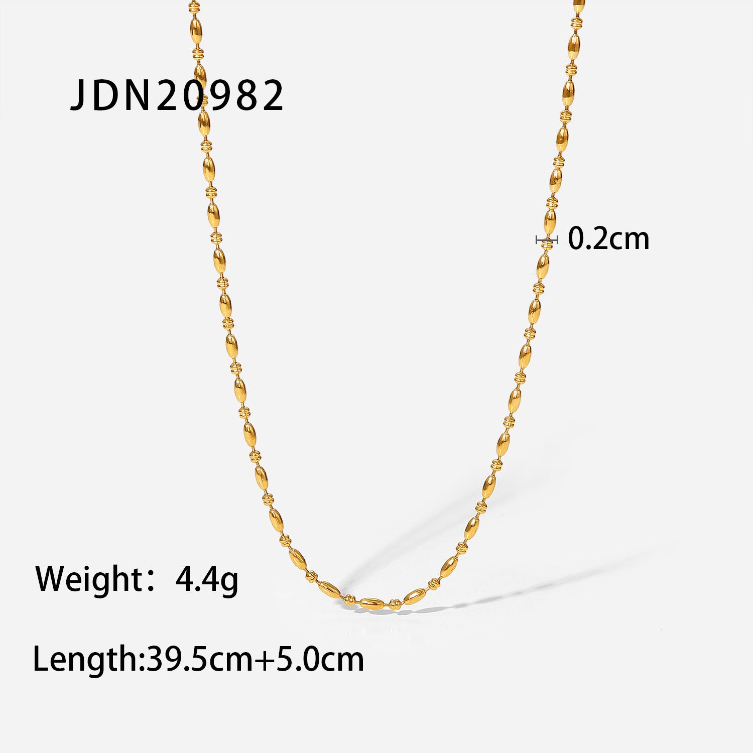 Trendy Retro Simple Personality Gold-Plated Minimalist Multi-Layer Necklace for Women Collarbone Chain