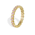 Gold-Plated Brass Pavé White CZ Ring — Minimal Edit for curated everyday jewelry assortments — jewelry finish and design detail