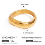 Original Design Zircon Ring Non-Fading Jewelry Stainless Steel Rings