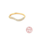 Cubic Zirconia Crystal-Set 925 Sterling Silver Ring — jewelry design view 06