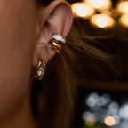 Stainless Steel Earrings Zirconia Stud Earrings for Women Non-Fading Jewelry