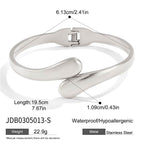 2H Stainless Steel Spring Bracelet Stainless Steel Jewelry for Women Non-Fading