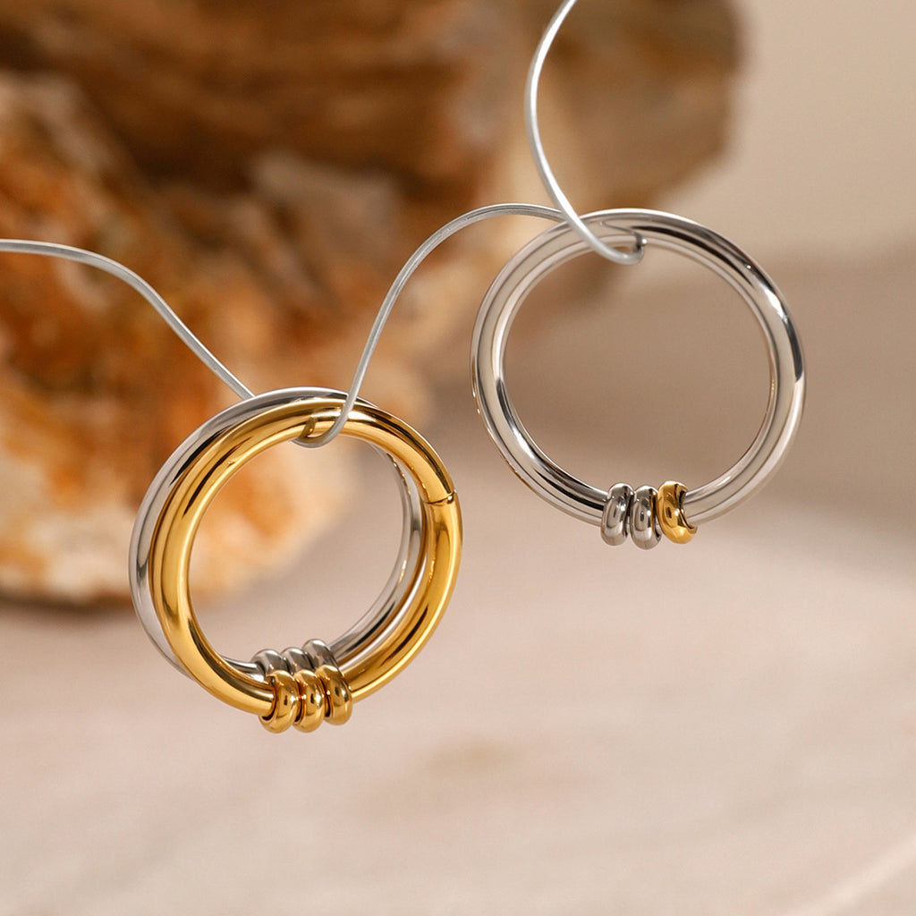 2H Stainless Steel Plain Band Ring 18k Goldware rings