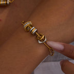 2H Punk Jewelry Necklace Collarbone Chain Halter Accessories Stainless Steel Bracelet