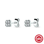 Fashion Hot-Selling Turquoise Petal Earrings s925Sterling Silver Diamond Earrings Jewelry Earrings