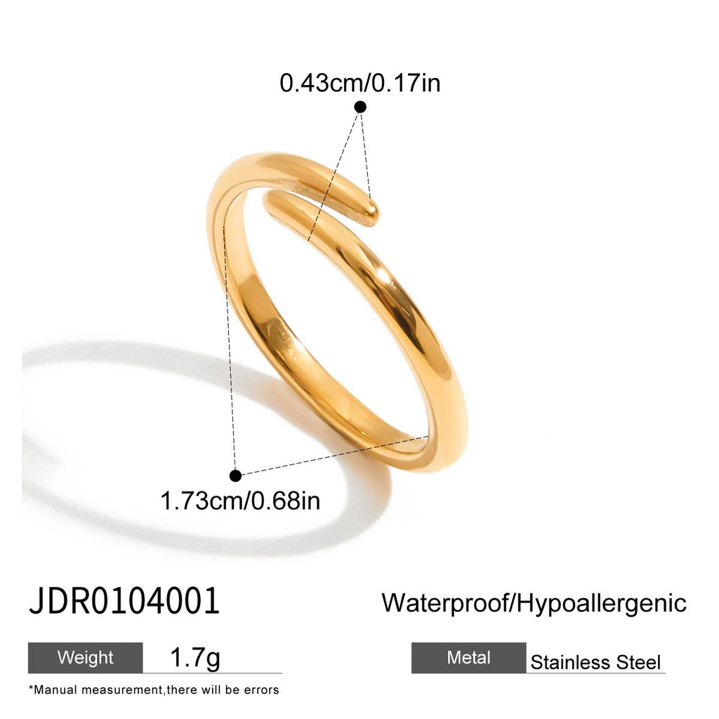 Stainless Steel Open Bracelet Non-Fading Jewelry Bangle