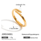 Stainless Steel Open Bracelet Non-Fading Jewelry Bangle