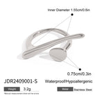 Irregular Stainless Steel Ring Exaggerated Jewelry rings