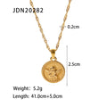 Gold-Tone Stainless Steel Necklace — Statement Style featuring chain and a gold-tone finish