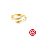 Crystal-Set Stud 925 Sterling Silver Ring — jewelry design view 06