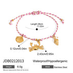 Ocean Weaving Diy Bracelet Bracelet Stainless Steel Jewelry Accessories Pendant