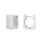 E0621 Unique Simple Versatile Geometric Square Earrings for Women Brass Gold-Plated Fashion Minimalist Ear Accessories