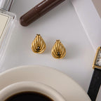 2H Heart-shaped Earrings for Women, Non-fading Stainless Steel Earrings