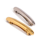 Stainless Steel Smooth Spring Clip Hairpin Classic Hair Clip Non-Fading Classic Accessory