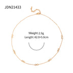 New Fashion Bracelet18K Gold-plated Infinity Symbol Fine Stainless Steel Bracelet Trendy Jewelry