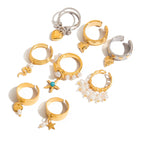 2H Stainless Steel Pendant Ring Non-Fading Jewelry Stainless Steel Accessories ring