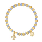 CYB0261 Airplane Model Beaded Stone Fashion Bracelet