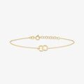 925 Sterling Silver Double Circle Bracelet For Women Fashion — collection product image 06
