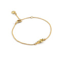 Gold-Plated Brass Knot Twisted Bracelet styled for independent jewelry boutiques — jewelry finish and design detail