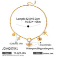 Bee Stainless Steel Gold-Plated Necklace — jewelry construction