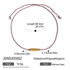 2H Cross Necklace Letter Clavicle Chain Stainless Steel Jewelry for Women