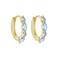 Cubic Zirconia 925 Sterling Silver Earrings — decorative detail — jewelry finish and design detail
