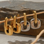 Color Block Earrings Stainless Steel Earrings Ear Jewelry Accessories earrings