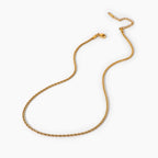 2H New Fashionable Necklace 18K Gold-plated Stainless Steel Necklace Jewelry gold Fine Chain Necklace Neck Chain