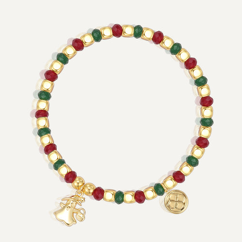 18K Gold-Plated Brass Sculptural Bracelet with sculptural design details