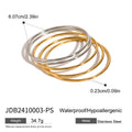 Modern Gold-Plated Stainless Steel Bracelet — Timeless Profile — jewelry construction