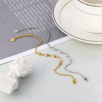 B0037Wind Rhombus Women's Thin Bracelet Fashionable Gold-Plated Copper with Zircon Inlay Source of Goods