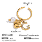 2H Stainless Steel Finger Bracelet Ring Non-Fading Jewelry for Women