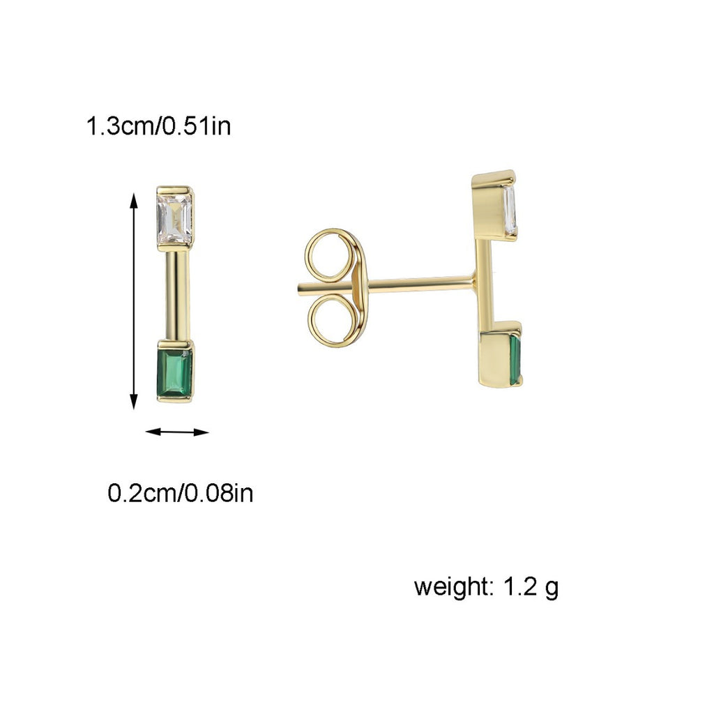 E0351 Geometric Earrings for Women Retro Fashion Design Sense Earrings Minimalist Style Accessories
