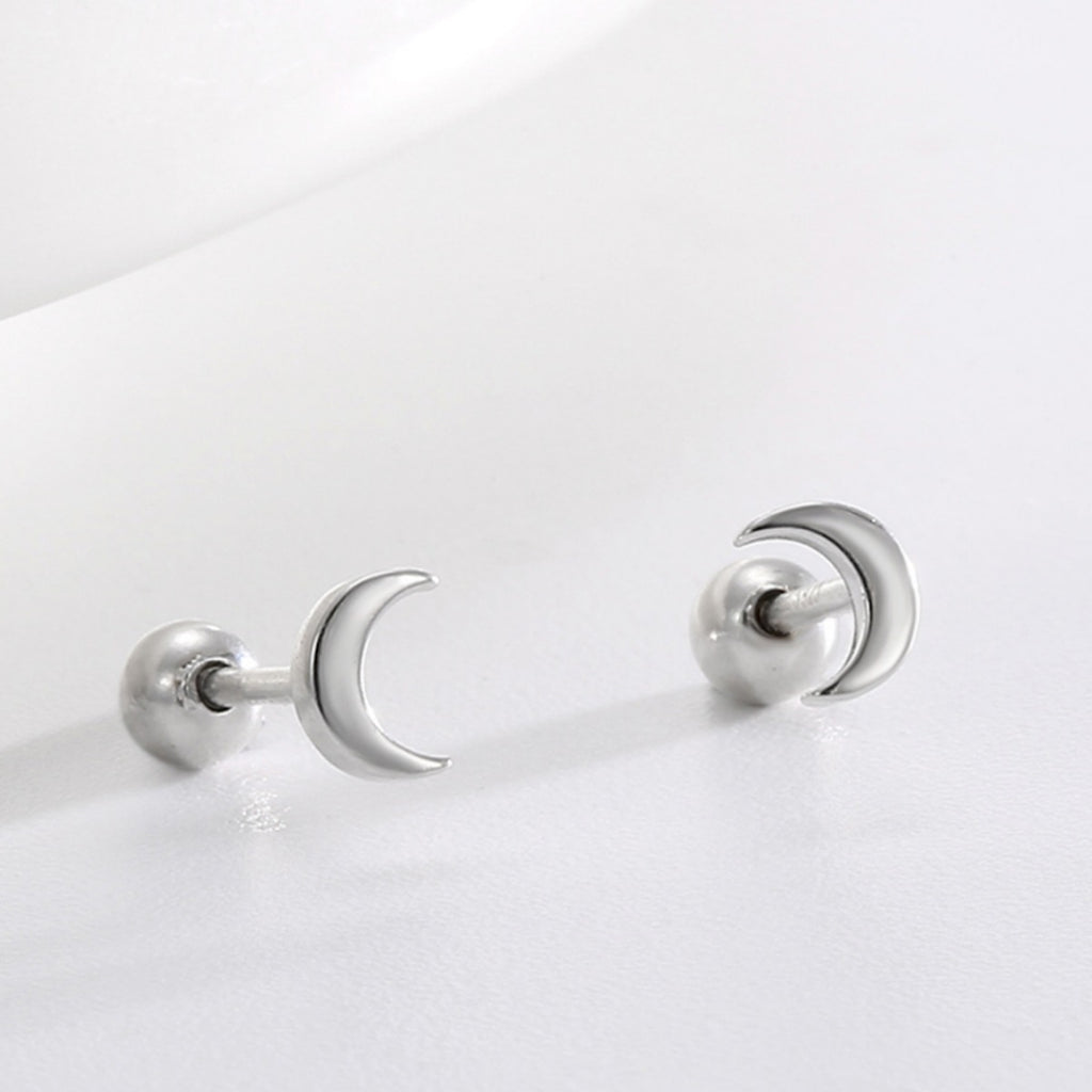 SE0189 s925Silver Moon Earrings New Earrings Simple Earrings