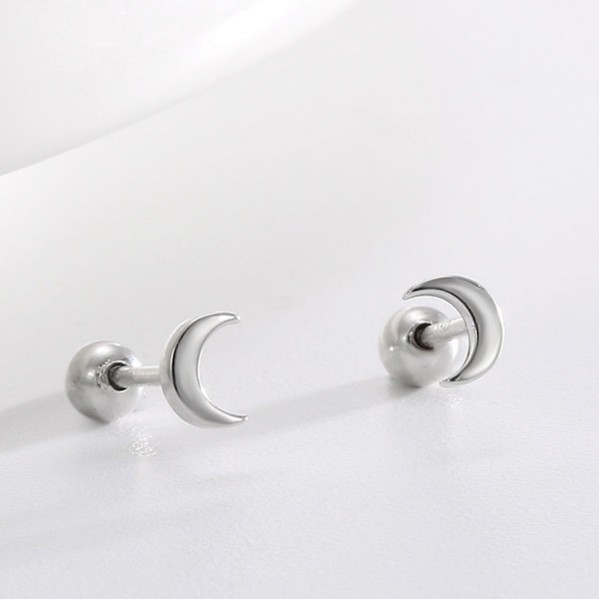 SE0189 s925Silver Moon Earrings New Earrings Simple Earrings