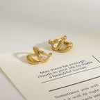 Earrings Ear Clips for Non-Pierced Ears Earrings Stainless Steel Jewelry