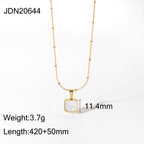 2H Minimalist Sweet Cool Shell Necklace for Women gold Collarbone Chain Accessories2025New