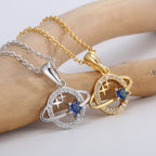 CYN0199 Planet Pendant Copper Necklace Design Pendant for Women Simple Personality Versatile