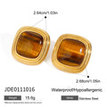 Tiger Eye Earrings — jewelry construction
