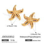 Original Design Abalone Shell Necklace Earrings Stainless Steel Jewelry