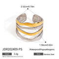 Modern Gold-Tone Stainless Steel Ring — Easy-Layering Style styled for independent jewelry boutiques