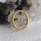 R0576 French Fashion Simple Design Ring for Women Brass Gold-Plated Micro-Inlaid Zircon Ring
