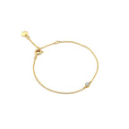 B0019 Minimalist Cool Style Zircon Bracelet Layered Basic Necklace Gold-plated Jewelry