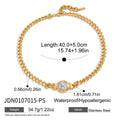 Coin Medallion Vintage Stainless Steel Pendant Necklace in 18K Gold-Tone styled for independent jewelry boutiques